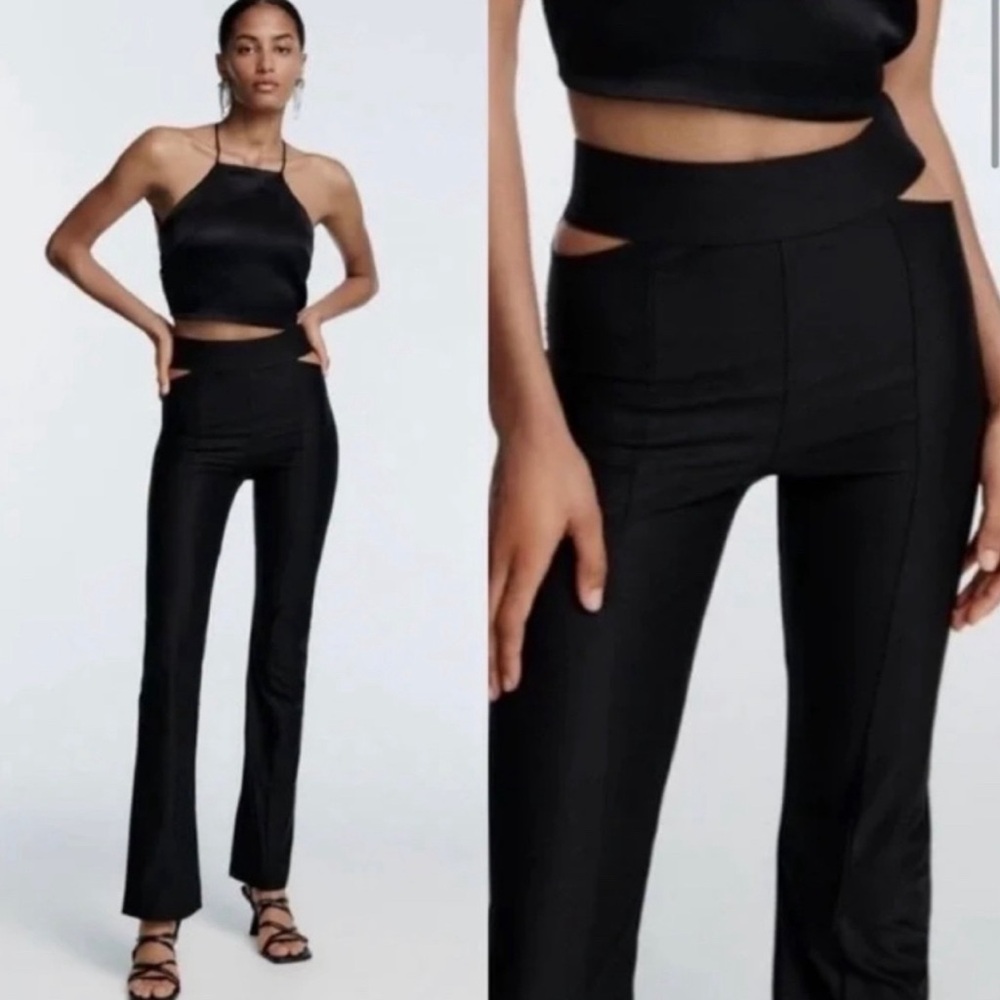 Zara cross waste pants